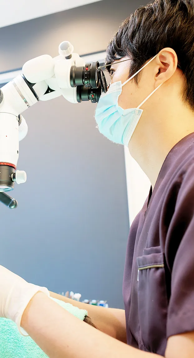 丁寧で精密な治療を心掛けています